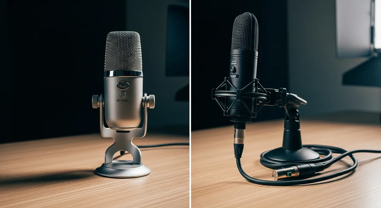 USB vs XLR microphone comparison for content creators